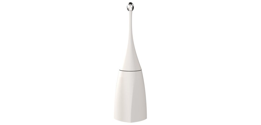 Portascopino da terra EColored - 12 x 12 x 48,5 cm - adamello white - Mar Plast