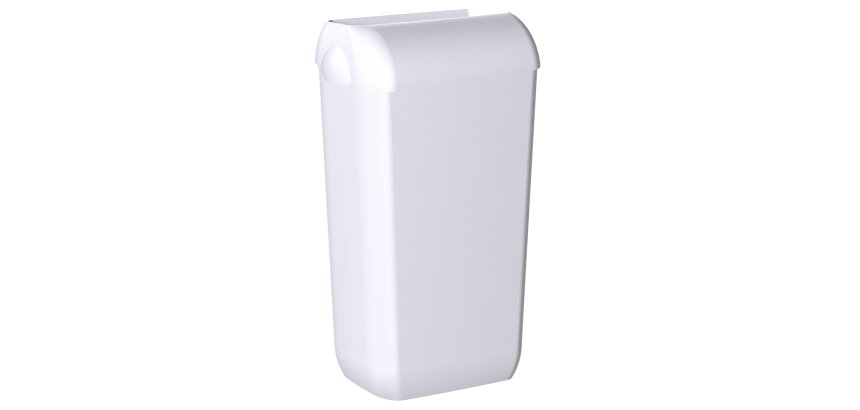 Cestino gettacarte EColored - con coperchio - 33,5 x 22,5 x 54,5 cm - adamello white - Mar Plast
