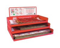 Sacchetto regalo - fantasia Natale assortite - c/patella adesiva - Rex Sadoch - expo 150 pezzi
