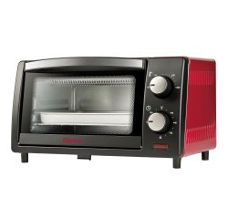 Forno elettrico ventilato - 10 L - nero/rosso - Girmi