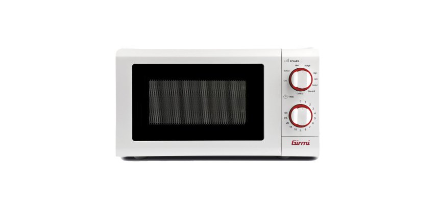 Forno a microonde - con cottura combinata - 20 L - bianco/rosso - Girmi