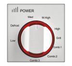 Forno a microonde - con cottura combinata - 20 L - bianco/rosso - Girmi