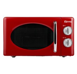 Forno a microonde vintage - con cottura combinata - 20 L - rosso - Girmi
