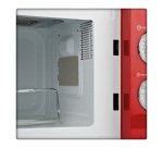 Forno a microonde vintage - con cottura combinata - 20 L - rosso - Girmi