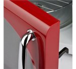 Forno a microonde vintage - con cottura combinata - 20 L - rosso - Girmi