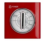 Forno a microonde vintage - con cottura combinata - 20 L - rosso - Girmi