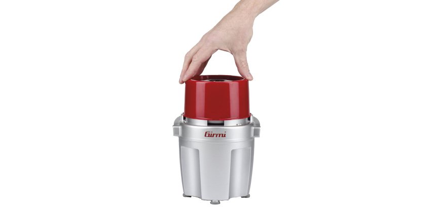 Tritatutto elettrico - 17 x 24 x 15 cm - grigio/rosso Girmi
