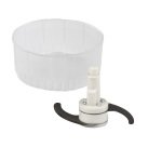 Tritatutto elettrico - 17 x 24 x 15 cm - grigio/rosso Girmi