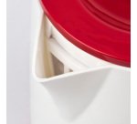 Bollitore elettrico - 800 ml - bianco/rosso - Girmi