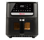 Friggitrice ad aria - a 2 altezze - 6,5 L - 28,5 x 30,5 x 38 cm - nero - Girmi