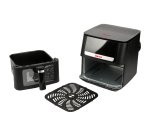 Friggitrice ad aria - a 2 altezze - 6,5 L - 28,5 x 30,5 x 38 cm - nero - Girmi