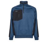 Felpa mezza zip  U-Power Leeds, blu