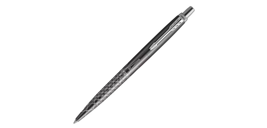 Penna sfera Jotter - Global Icon Paris - punta M - fusto grigio - Parker