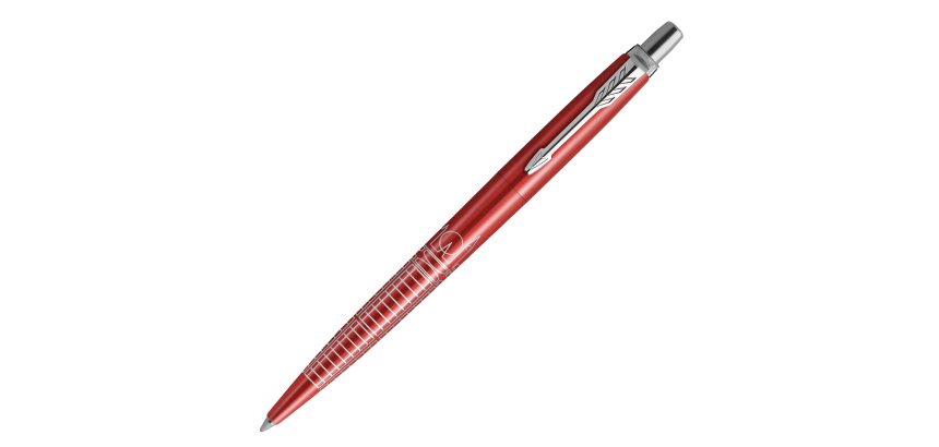 Penna sfera Jotter - Global Icon London - punta M - fusto rosso - Parker