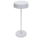 Lampada da tavolo 901 - c/aggancio magnetico - 10 x 30 cm - alluminio - bianco - Palmina