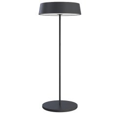 Lampada da tavolo 901 - c/aggancio magnetico - 10 x 30 cm - alluminio - nero - Palmina