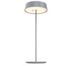 Lampada da tavolo 901 - c/aggancio magnetico - 10 x 30 cm - alluminio - grigio - Palmina