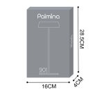 Lampada da tavolo 901 - c/aggancio magnetico - 10 x 30 cm - alluminio - grigio - Palmina