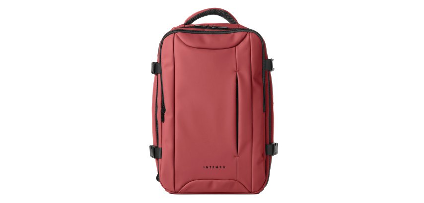 Zaino Cabin Bag Drop2Go - 25 x 20 x 40 cm - gomma - bordeaux - In Tempo