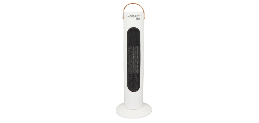 Termoventilatore torre HOT SPOT - 2000 W - 23 x 23 x 62 cm - bianco - CFG