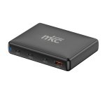 Caricatore USB -  140W -  3 USB-C + 1 USB-A - Nero -MKC Melchioni