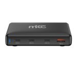 Caricatore USB -  140W -  3 USB-C + 1 USB-A - Nero -MKC Melchioni