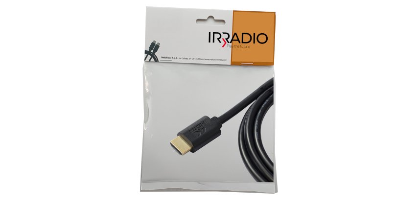 Cavo HDMI - V1.4b - 4K Ultra HD - serie Silver - 5mt- Irradio