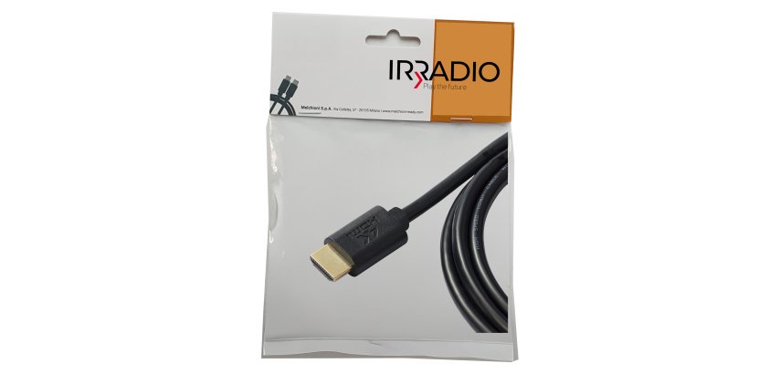 Cavo HDMI - V1.4b - 4K Ultra HD - serie Silver - 3mt.- Irradio