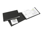 Raccoglitore Sanremo 2000 - 42 x 30 cm album - 4 anelli a D 25 mm - dorso 4 cm - nero - Sei Rota