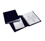 Raccoglitore Sanremo 2000 - 35 x 50 cm - 4 anelli a D 25 mm - dorso 4 cm - nero - Sei Rota