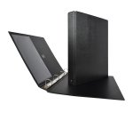 Raccoglitore Stelvio - 22 x 30 cm - 4 anelli a R 25 mm - dorso 3 cm - nero - Sei Rota