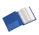 Raccoglitore Stelvio - 22 x 30 cm - 4 anelli a D 40 mm - dorso 5,5 cm - blu - Sei Rota