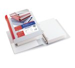 Raccoglitore personalizzabile Stelvio TI - A5 - 3 anelli a D 30 mm - dorso 4 cm - bianco - Sei Rota