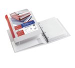 Raccoglitore personalizzabile Stelvio TI - 22 x 30 cm - 4 anelli a D 40 mm - dorso 5,5 cm - bianco - Sei Rota