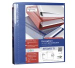 Raccoglitore personalizzabile Stelvio TI - 22 x 30 cm - 4 anelli a D 40 mm - dorso 5,5 cm - blu - Sei Rota