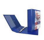 Raccoglitore personalizzabile Stelvio TI - 22 x 30 cm - 4 anelli a D 40 mm - dorso 5,5 cm - blu - Sei Rota