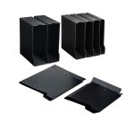 Custodia per raccoglitori 30 - dorso 4,5 cm - nero - Sei rota