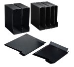 Custodia per raccoglitori 30 - dorso 4,5 cm - nero - Sei rota