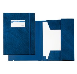 Cartellina 3 lembi Archivio 3L F - con elastico - colpan - 25 x 35 cm - blu - Sei Rota