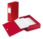 Scatola archivio Scatto - dorso 8 cm - 25 x 35 cm - rosso - Sei Rota