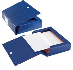 Scatola archivio Scatto - dorso 12 cm - 25 x 35 cm - blu - Sei Rota