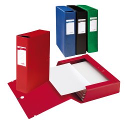 Scatola archivio Scatto - dorso 12 cm - 25 x 35 cm - nero - Sei Rota