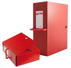Scatola archivio Big 120 - con maniglia - dorso 12 cm - 25 x 35 cm - rosso - Sei Rota