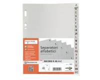 Separatore alfabetico A/Z Record R - PPL - 15x21 cm - A5 - grigio - Sei Rota