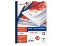 Portalistini personalizzabile Uno TI - 22 x 30 cm - 12 buste - blu - Sei Rota