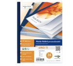 Portalistini personalizzabile Uno TI - 22 x 30 cm - 24 buste - blu - Sei Rota