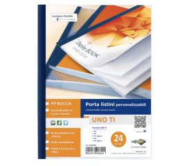 Portalistini personalizzabile Uno TI - 22 x 30 cm - 24 buste - blu - Sei Rota