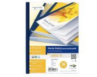 Portalistini personalizzabile Uno TI - 22 x 30 cm - 36 buste - blu - Sei Rota