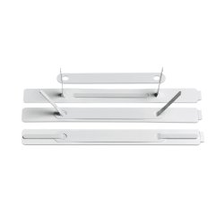 Pressini adesivi - con linguette in metallo - 15 x 150 mm - Lebez - conf. 100 pezzi