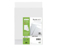 Buste a sacco Soft - PPL - 23 x 33 cm - liscio - trasparente - Sei Rota - conf. 25 pezzi